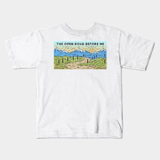 The Open Road Before Me Kids T-Shirt